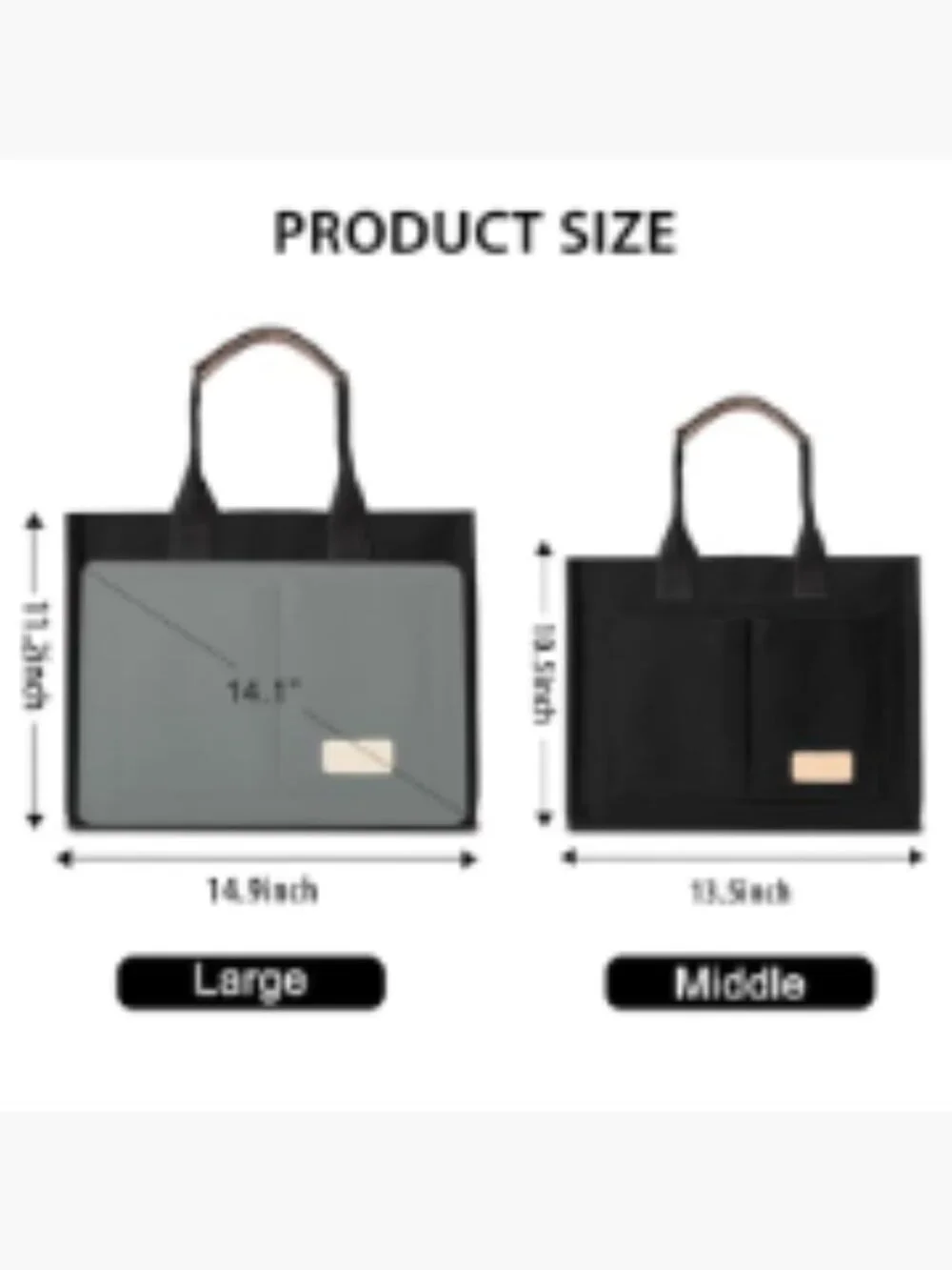 Canvas Tote Bag for Women Crossbody Work Purse with Pockets Satchel Handbag